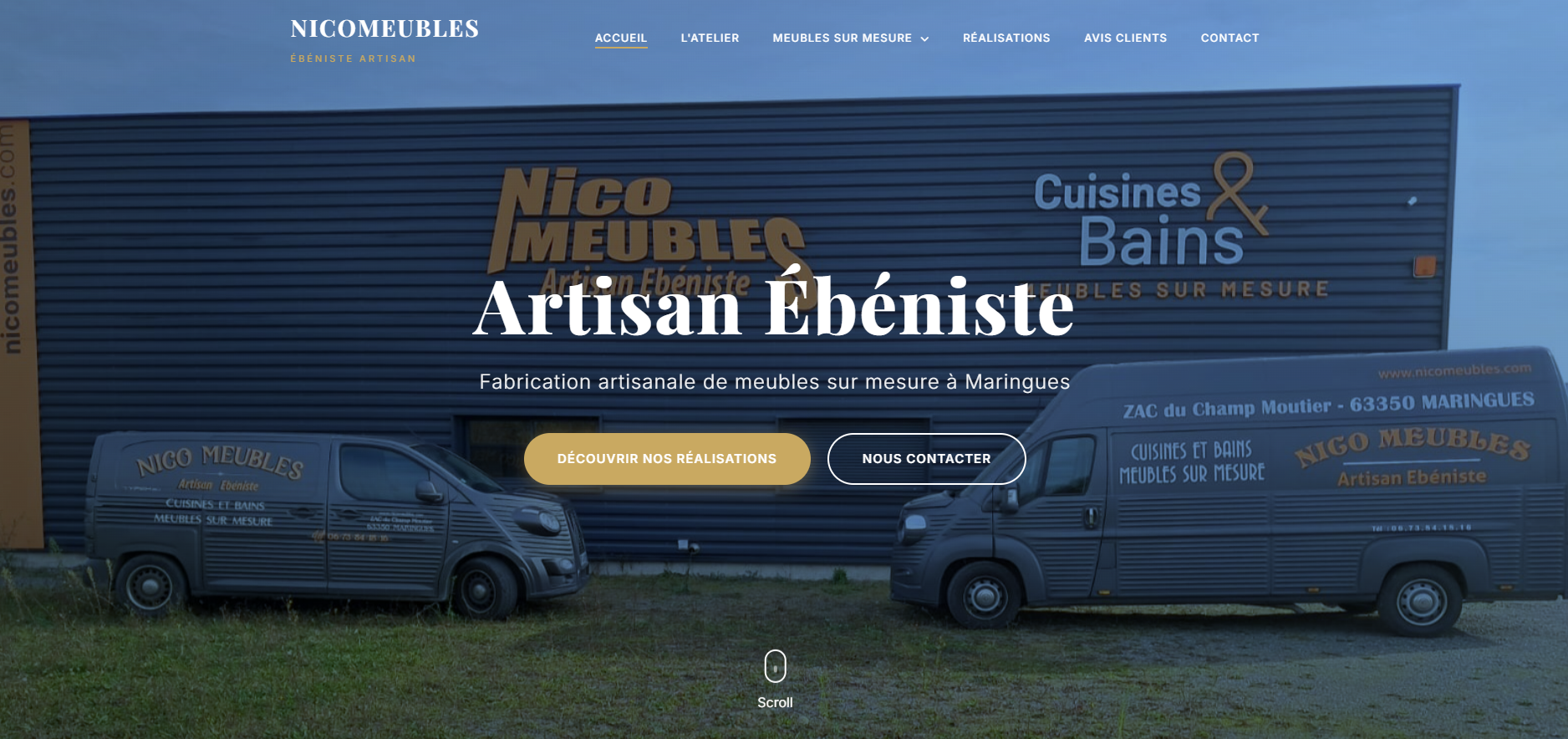 Site Web https://www.nicomeubles.com/