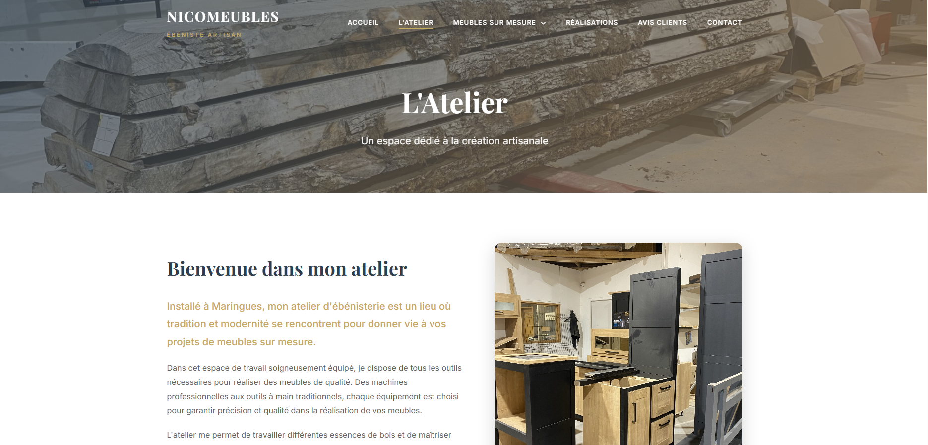 Site Web https://www.nicomeubles.com/