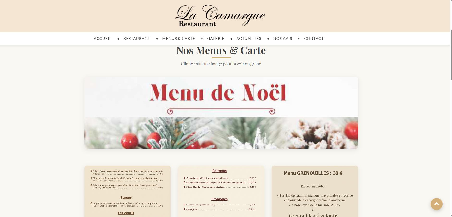 Site Web https://www.restaurant-la-camargue.fr/