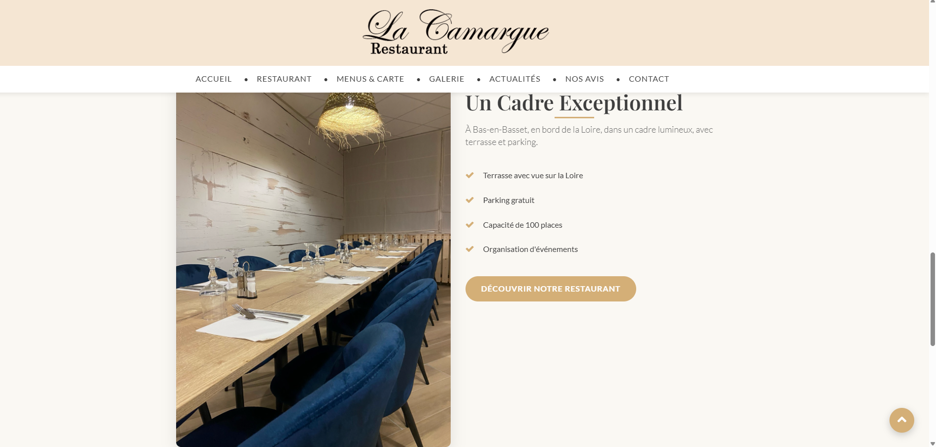Site Web https://www.restaurant-la-camargue.fr/