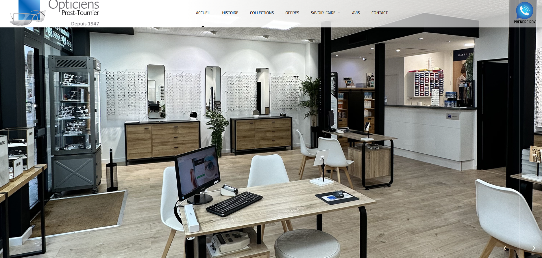 Site Web https://www.optique-prost-tournier.com/