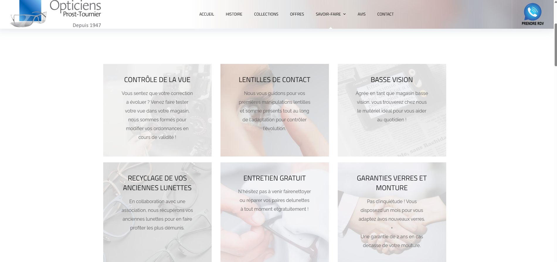 Site Web https://www.optique-prost-tournier.com/