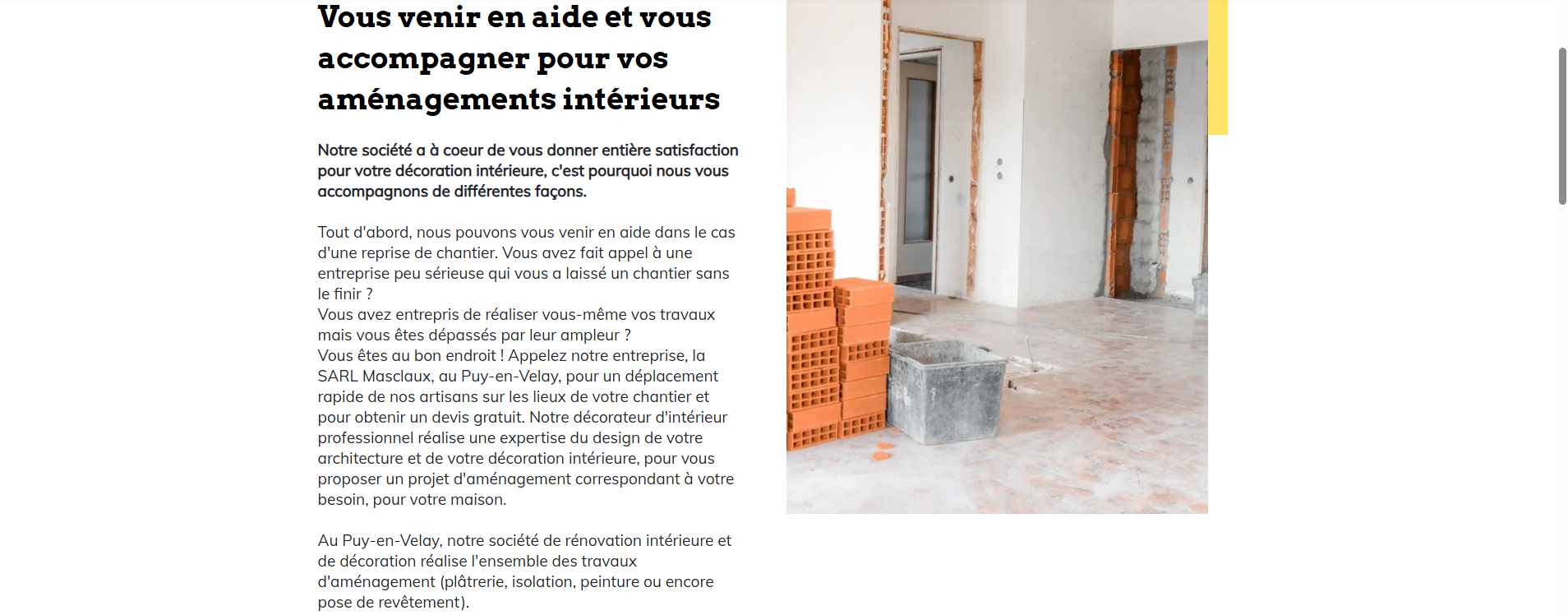 Site Web https://www.platrerie-peinture-masclaux.fr/