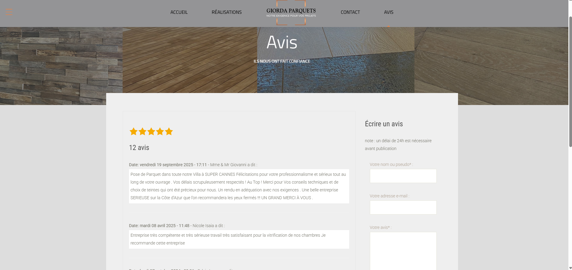 Site Web    https://www.giorda-parquets.com/