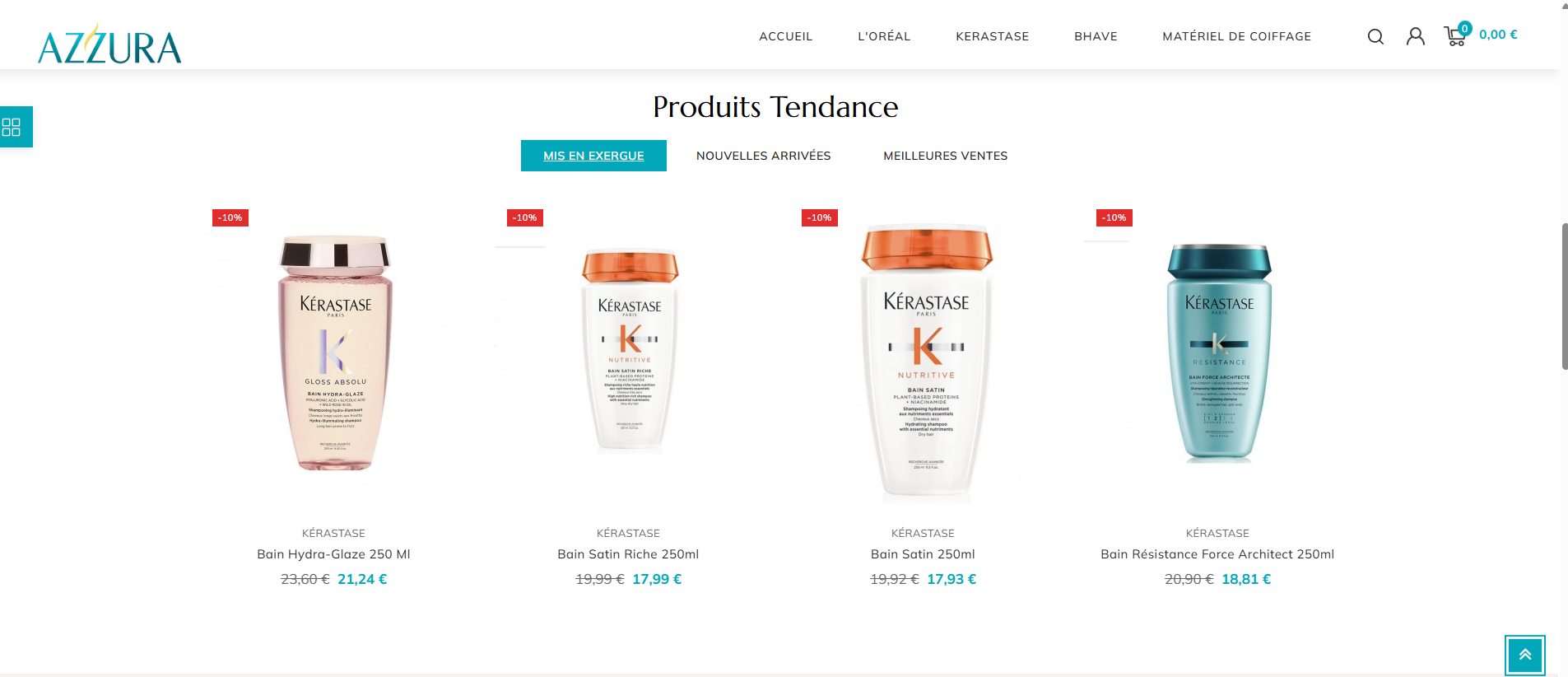Site web marchand   https://www.azzura-hair.com/