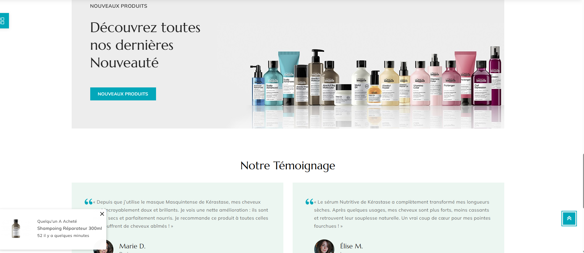 Site web marchand   https://www.azzura-hair.com/