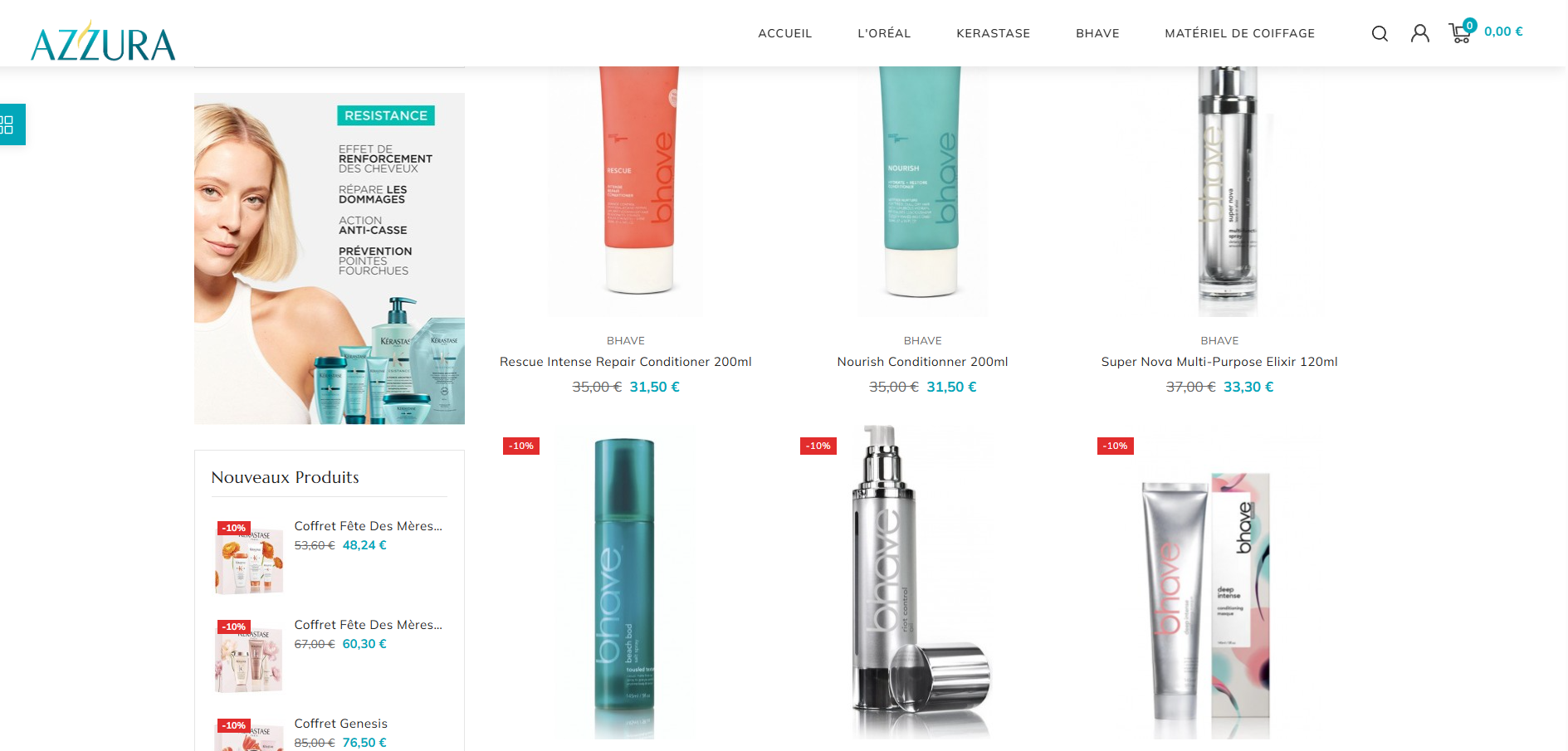Site web marchand   https://www.azzura-hair.com/