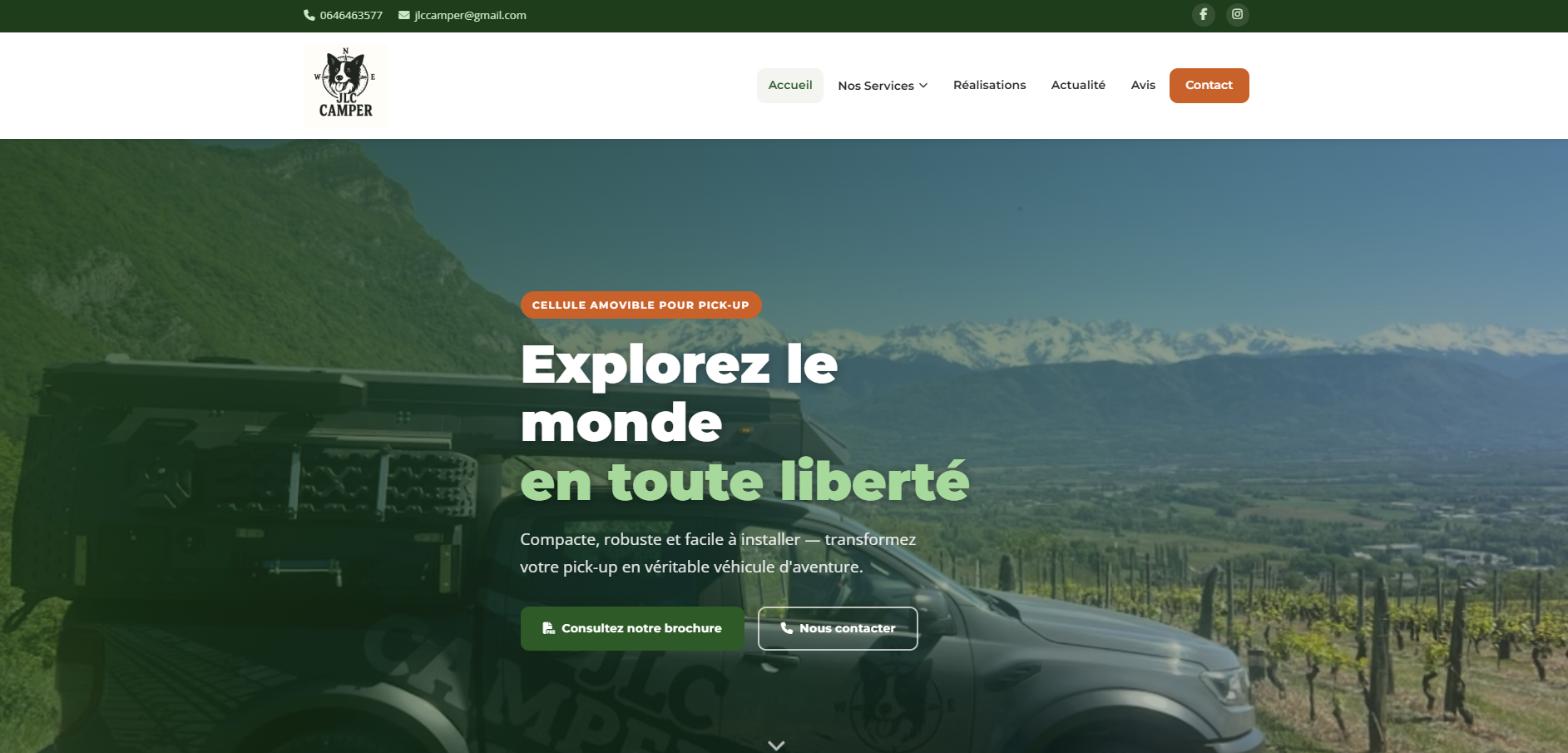 Site Web   https://www.jlc-camper.fr/